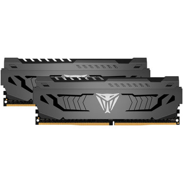 Patriot 16 gb ddr4-3200 kit werkgeheugen (grijs, pvs416g320c6k, viper steel, xmp)