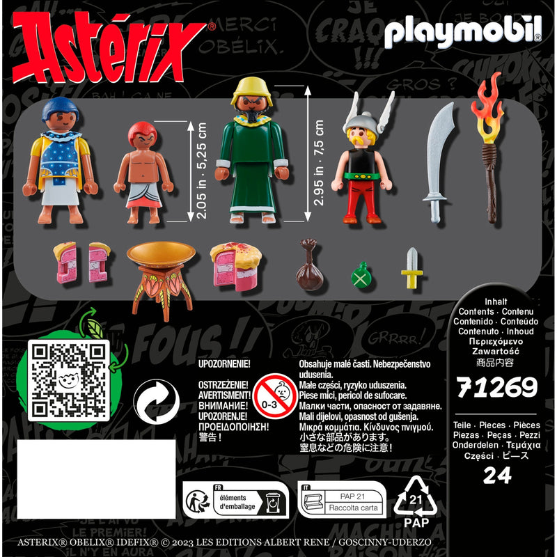 Load image into Gallery viewer, Playmobil asterix - de vergiftigde taart van plurkis constructiespeelgoed (71269)
