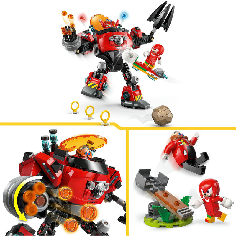 Load image into Gallery viewer, Lego sonic the hedgehog - knuckles vs. dr. eggman egg crusher mecha constructiespeelgoed (77005)
