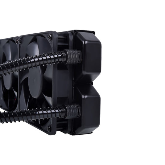 Alphacool eisbaer 360 waterkoeling (zwart, 4-pins pwm fan-connector)