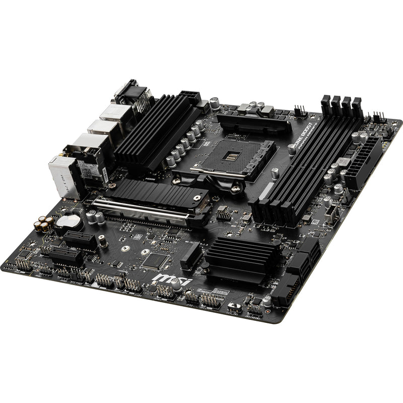 Load image into Gallery viewer, Msi b550m pro-vdh wifi socket am4 moederbord (zwart, raid, gb-lan, wi-fi 5, bt, sound, µatx)
