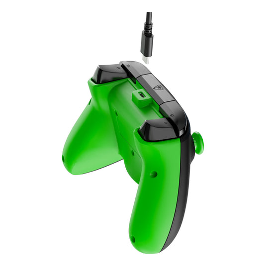 Turtle beach rematch core bedrade controller (zwart groen, xbox serie x|s, xbox one, pc)