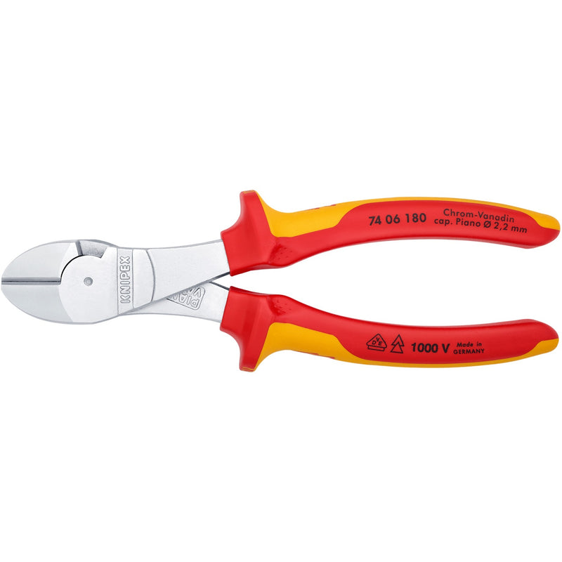 Load image into Gallery viewer, Knipex kracht-zijsnijtang 7406180 kniptang (rood geel)
