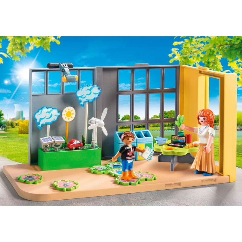 Load image into Gallery viewer, Playmobil city life - uitbreiding klimaatwetenschap constructiespeelgoed (71331)
