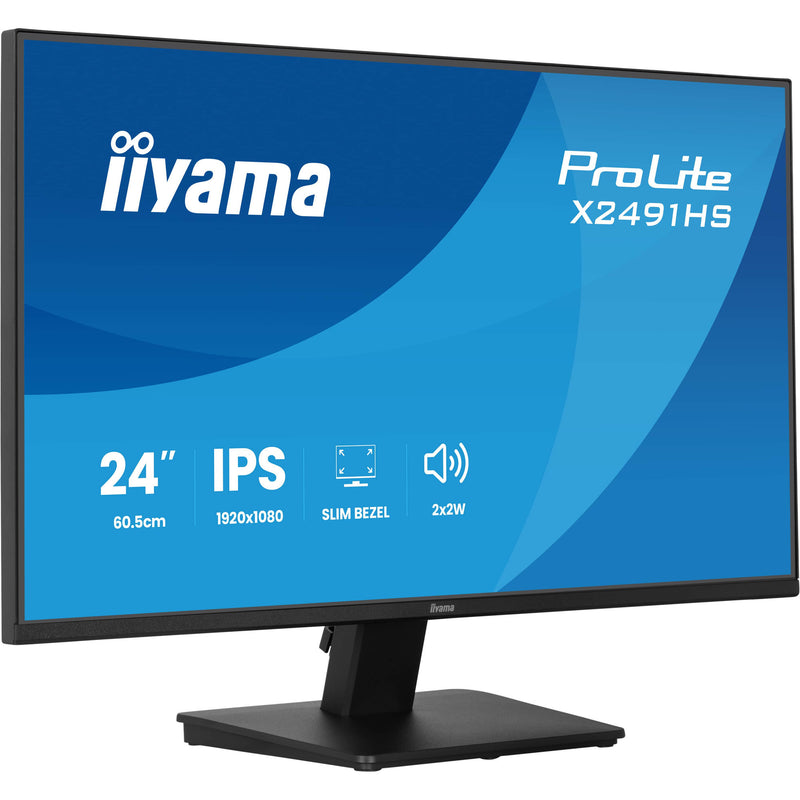 Load image into Gallery viewer, Iiyama prolite x2491hs-b1 23.8 monitor (zwart, 120 hz, hdmi, displayport, audio)
