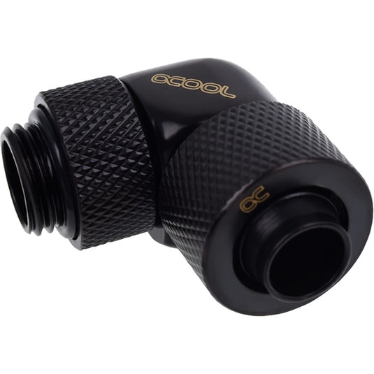 Alphacool eiszapfen 13 10mm compression fitting verbinding (zwart, draaibaar aan schroefdraadzijde)