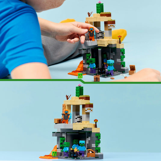 Lego minecraft zombiekerker speelgoed voor kinderen en gamers vanaf 8 jaar - 21587