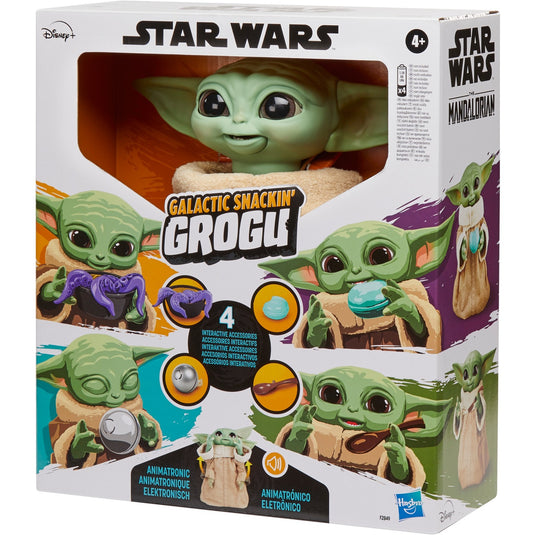 Hasbro star wars - galactic snackin’ grogu speelfiguur