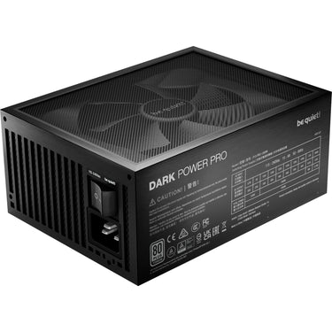 Be quiet! dark power pro 13 modulaire 1300 watt voeding (zwart, 2x 12vhpwr, 6x pcie)