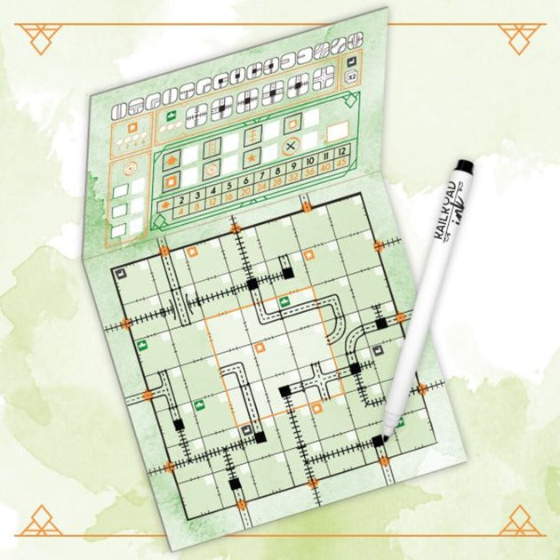 Load image into Gallery viewer, White goblin games railroad ink (natuurgroene versie) dobbelspel (nederlands, 1 - 4 spelers, 30 minuten, vanaf 8 jaar)
