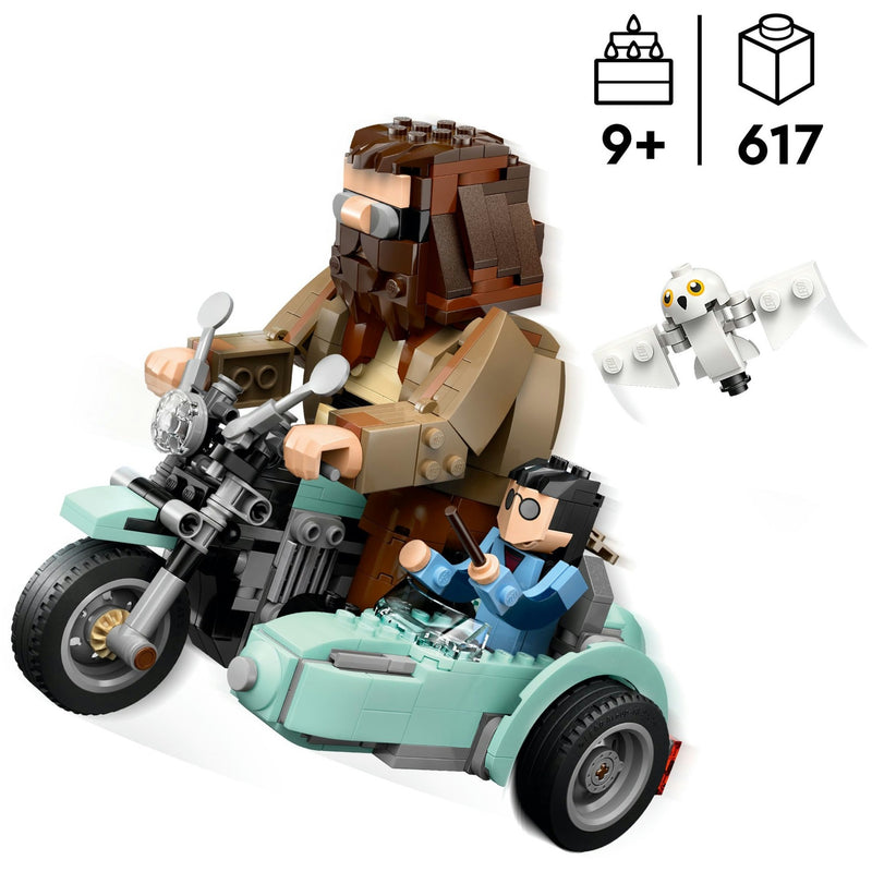 Load image into Gallery viewer, Lego harry potter™ hagrid™ en harry's rit op de motor magisch - 76443
