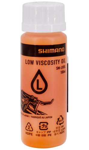 Shimano mineral oil for disc brake with low viscosity