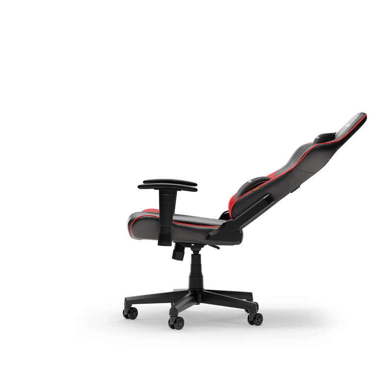 Afbeelding laden in galerijviewer, Dxracer prince l black red pvc leather gamestoel (zwart rood)
