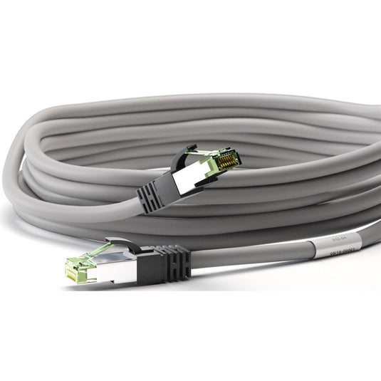 Goobay netwerkkabel cat.8.1 s ftp (grijs, 0,25 meter)