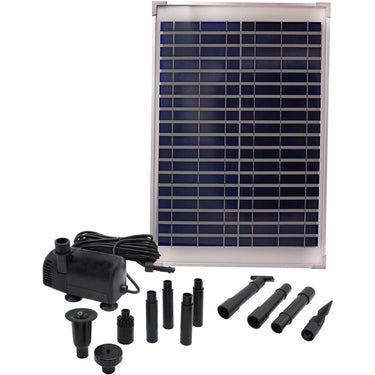 Ubbink solarmax 1000 pomp (zwart, incl. solarpaneel, pomp)
