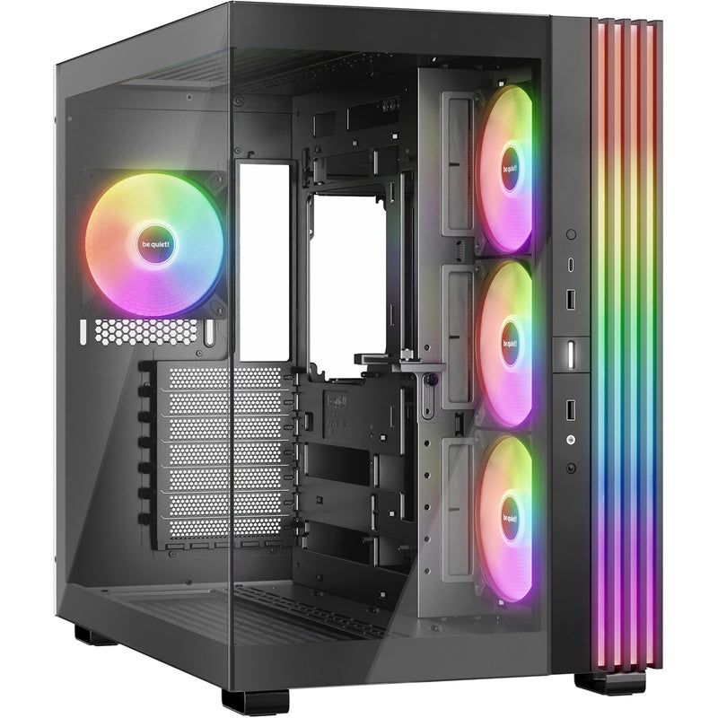 Load image into Gallery viewer, Be quiet! light base 600 lx midi tower behuizing (zwart | 2x usb-a | 1x usb-c | rgb | window)
