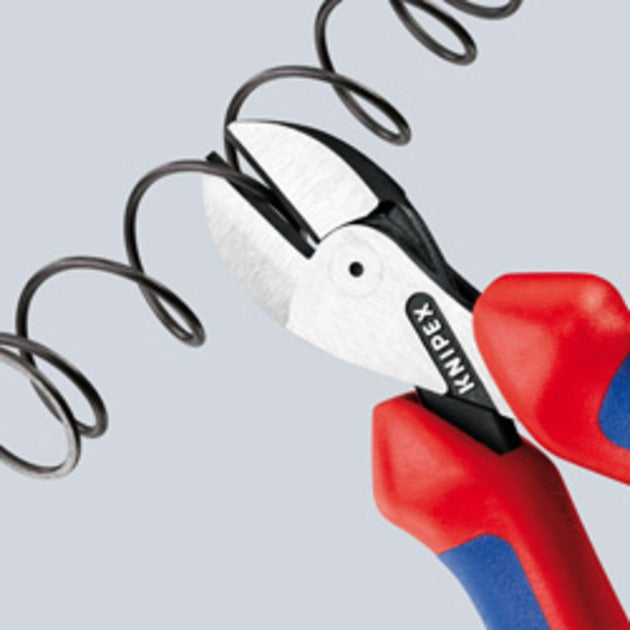 Load image into Gallery viewer, Knipex x-cut compacte zijsnijtang 73 02 160 kniptang (snijkant met facet, doorstoken scharnier)
