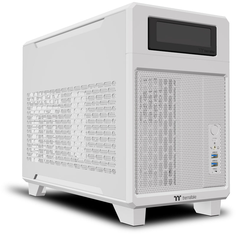 Load image into Gallery viewer, Thermaltake tr100 snow mini tower behuizing (wit | 2x usb-a | 1x usb-c)
