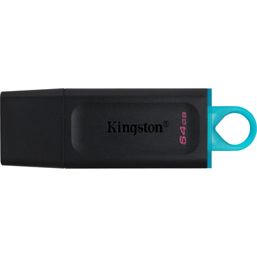 Kingston datatraveler exodia 64 gb usb-stick (zwart turquoise, dtx 64gb)
