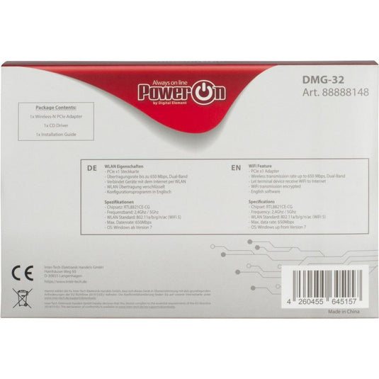 Inter-tech dmg-32 wlan adapter