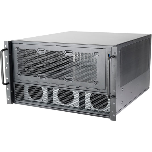 Silverstone rm600 rack behuizing (zwart)