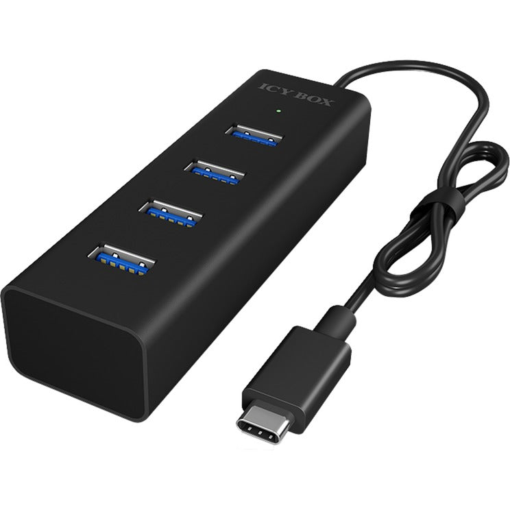 Load image into Gallery viewer, Icy box ib-hub1409-c3 usb-hub (zwart, 4x usb-a 3.2 (5 gbit s), 1x usb-c 3.2 (5 gbit s))
