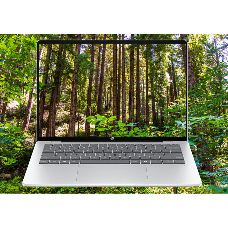 Load image into Gallery viewer, Hp omnibook 5 next gen ai 14-he0001nd (c0ef7ea) 14 copilot+ laptop (zilver | snapdragon x x1-26-100 | qualcomm adreno | 16 gb | 512 gb ssd)
