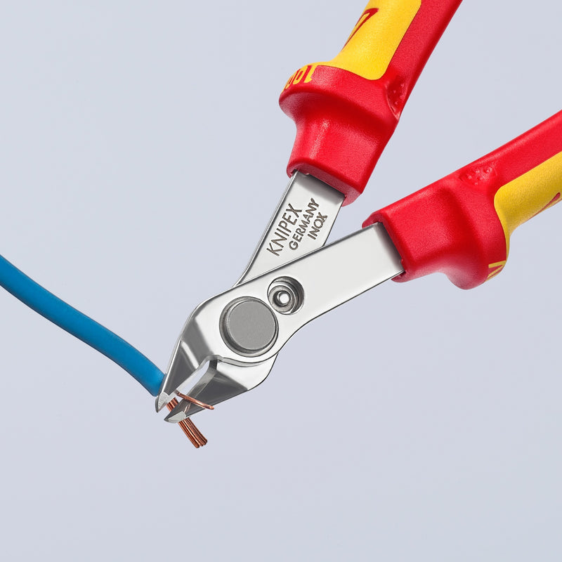 Load image into Gallery viewer, Knipex electronic super knips® vde 78 06 125 elektronica-tang (rood geel)
