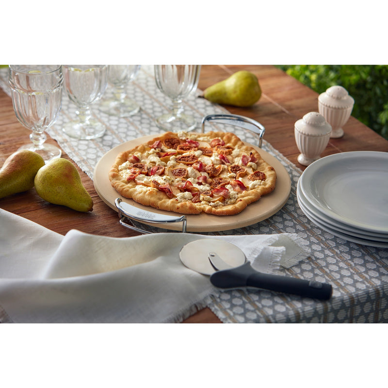 Load image into Gallery viewer, Weber pizzasnijder mes (roestvrij staal zwart)
