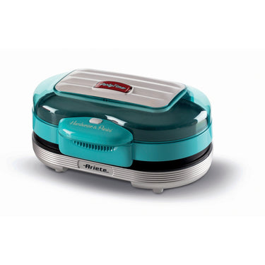 Ariete party time hamburger maker 0205 01 elektrische bakplaat (lichtblauw wit)