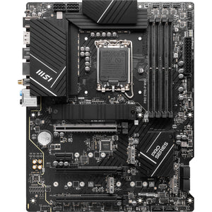 Msi pro z790-p wifi socket 1700 moederbord (zwart, raid, 2.5 gb-lan, wi-fi 6e, bt, sound, atx)