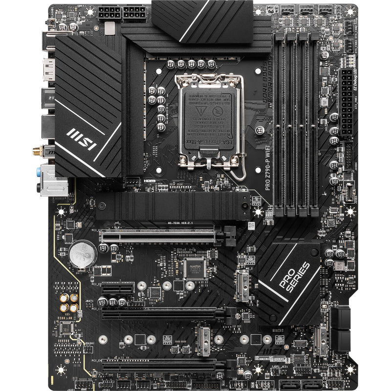 Load image into Gallery viewer, Msi pro z790-p wifi socket 1700 moederbord (zwart, raid, 2.5 gb-lan, wi-fi 6e, bt, sound, atx)
