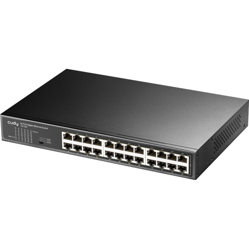 Afbeelding laden in galerijviewer, Cudy 24-port gigabit metal switch (zwart)
