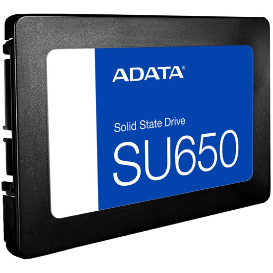 Adata ultimate su650 2 tb ssd (zwart, 3d nand, sata 6gb s)