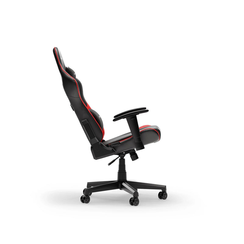 Afbeelding laden in galerijviewer, Dxracer prince l black red pvc leather gamestoel (zwart rood)
