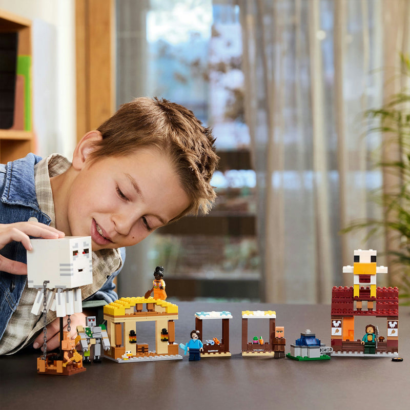 Load image into Gallery viewer, Lego minecraft de ghast-ballon aanval op het dorp - 21273
