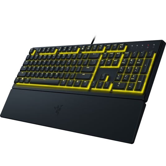 Razer ornata v3 x low profile, gaming toetsenbord (zwart, us lay-out, membraan, rgb leds, abs)