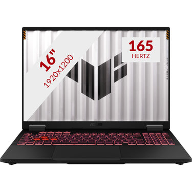 Asus tuf gaming a16 fa608up-rv017w 16 gaming laptop (zwart grijs | r7 260 | rtx 5070 | 16 gb | 1 tb ssd)