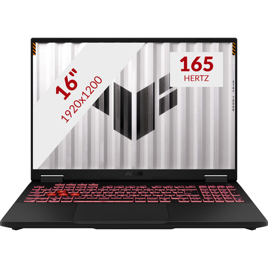 Asus tuf gaming a16 fa608up-rv017w 16 gaming laptop (zwart grijs | r7 260 | rtx 5070 | 16 gb | 1 tb ssd)
