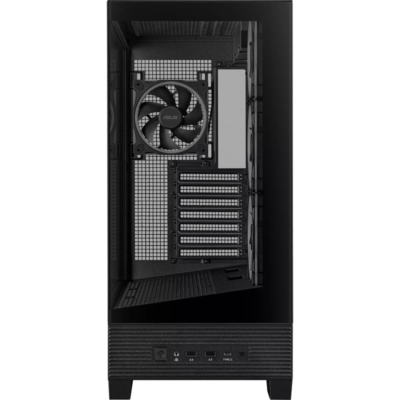 Load image into Gallery viewer, Asus a31 plus midi tower behuizing (zwart | 2x usb-a | 2x usb-c | tempered glass)
