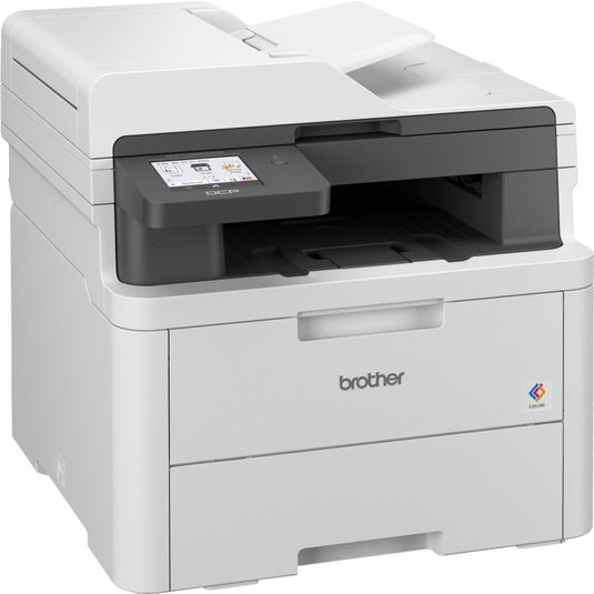 Brother dcp-l3560cdw all-in-one ledprinter (grijs, usb, lan, wlan, scannen, kopiëren)