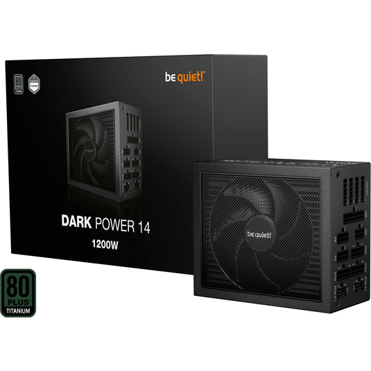 Be quiet! dark power 14 modulaire 1200 watt voeding (zwart, 2x 12v-2x6, 4x pcie)