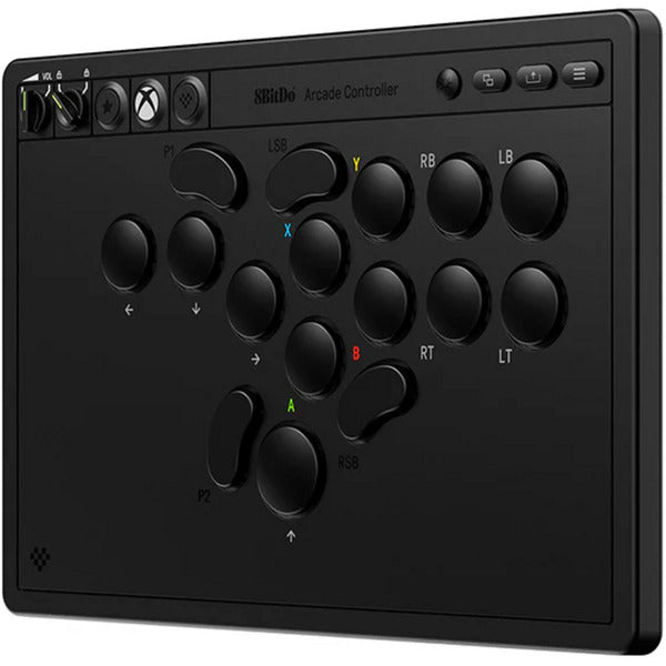Load image into Gallery viewer, 8bitdo arcade controller for xbox (zwart, 2.4 ghz usb, xbox series x|s, xbox one, pc)
