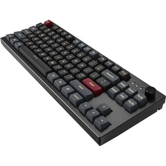 Montech mkey darkness tkl, toetsenbord (zwart, us lay-out, gateron g pro yellow, tkl, hot-swappable, rgb, pbt)