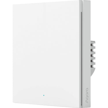 Aqara smart wall switch h1 (with neutral, single rocker) - zigbee 3.0 - enkele schakelaar - één knop - met nuldraad