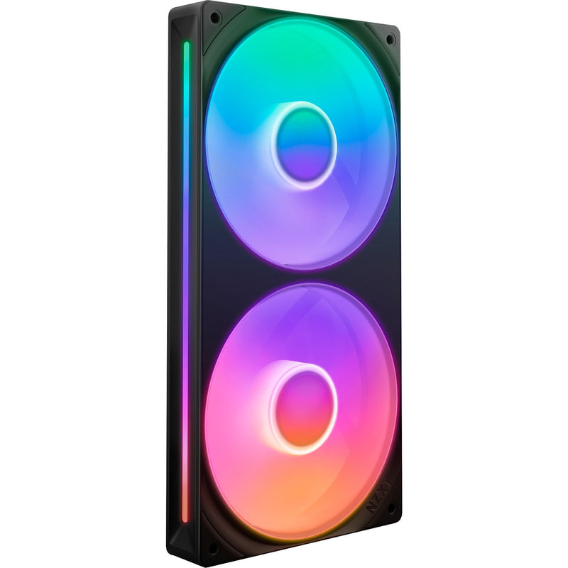 Load image into Gallery viewer, Nzxt f240 rgb core case fans (zwart, 2 stuks, 240 x 120 x 26 mm)

