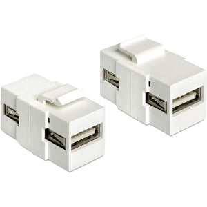 Delock keystone module usb 2.0 a - usb 2.0 a (86317)