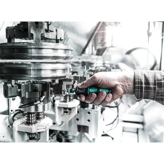 Wera serie 7400 kraftform instelbare momentschroevendraaier draaimomentsleutel (zwart groen, 1.2 tot 3.0 nm, met rapidaptor snelwisselhouder)