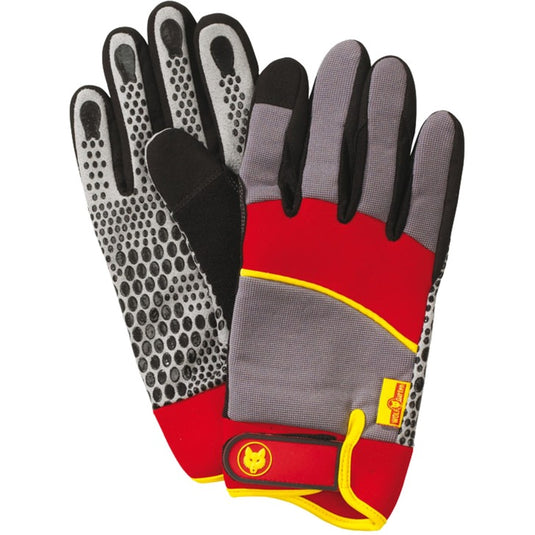 Wolf-garten gh-m 10 machinehandschoenen (rood geel, maat 10)