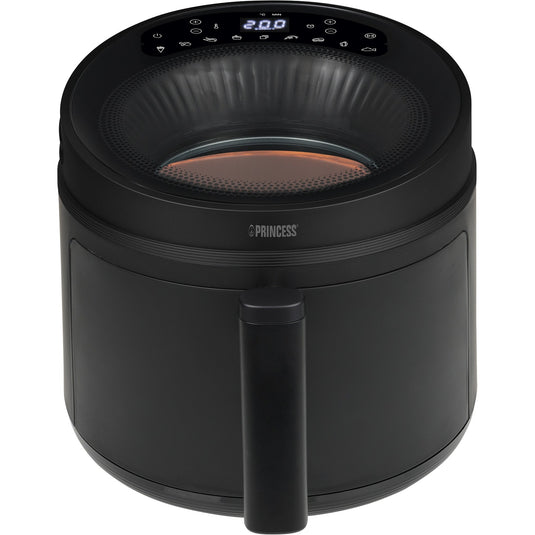 Princess cyclone vision airfryer heteluchtfriteuse (zwart, 5 liter)
